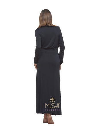 FLEUR'T 918 Modal Long Morning Robe myselflingerie.com
